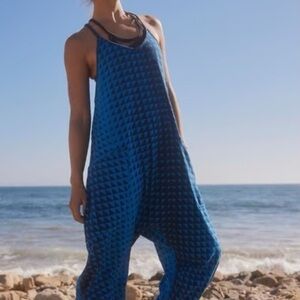 Free People Hot Shot Printed Onesie Sz large BNWT